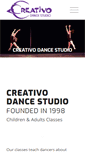 Mobile Screenshot of creativodancestudio.com